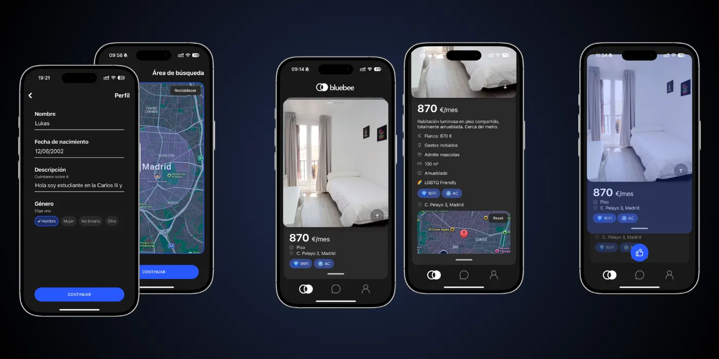 Bluebee platform screenshot